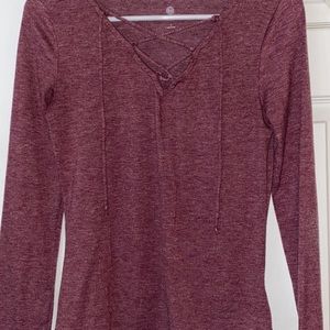 Maroon cute top